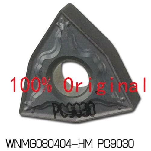 10pcs WNMG080404-HA PC9030 100% original external Turning tool carbide insert lathe cutter tools