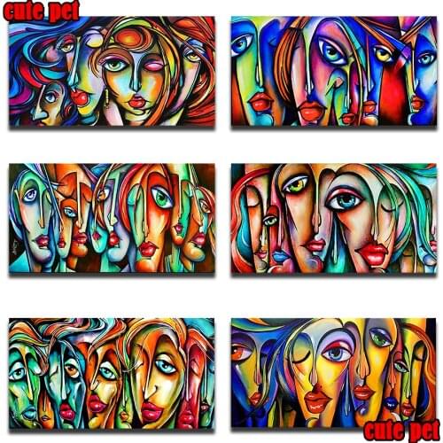 Diamond painting Modern Abstract portrait 5D diamond embroidery sale diamond mosaic picture rhinestone decor home puzzle large