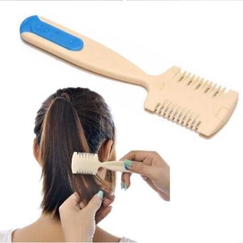 Beauty Accessories Home Hairdresser Hair Cutting Trimmer Razor Blade Comb for Thinning Bang Long Hair Cut accesorios de belleza