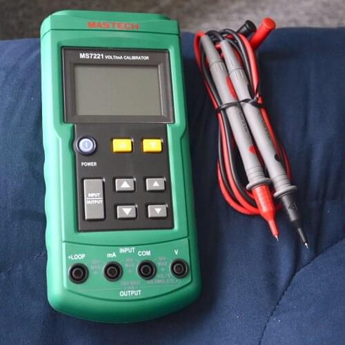 Hot Sale High Accuracy Digital Source Voltage Current Calibrator Meter MS7221 Handheld Output Step DC 0-10V 0-24mA Volt/mA Meter