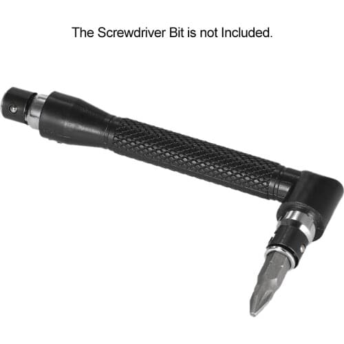 Quality 2 in1 Screwdriver Set Double-head Screw driver + Socket Wrench L-shaped Angle Head 1/4 Inch Bit Set Holder Repair Tools