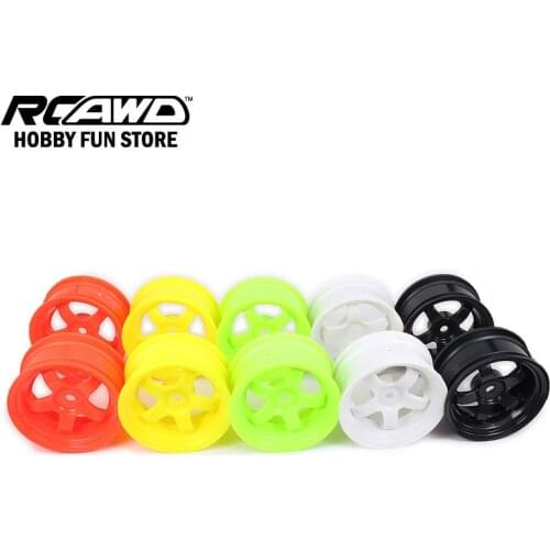 RCAWD Plastic Scale Wheel Rim For Rc Car 1/10 On Road Racing Car Crawler Drift Car HSP Himoto HPI Traxxas Redcat 02018 02228