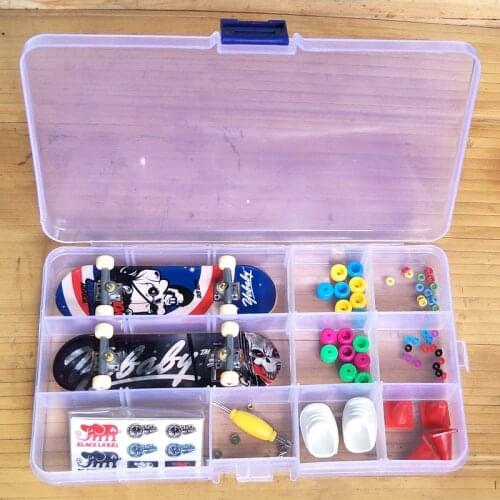 New combination finger skateboard set toy mini finger skateboard including accessories set finger skateboard Randomcolor sending