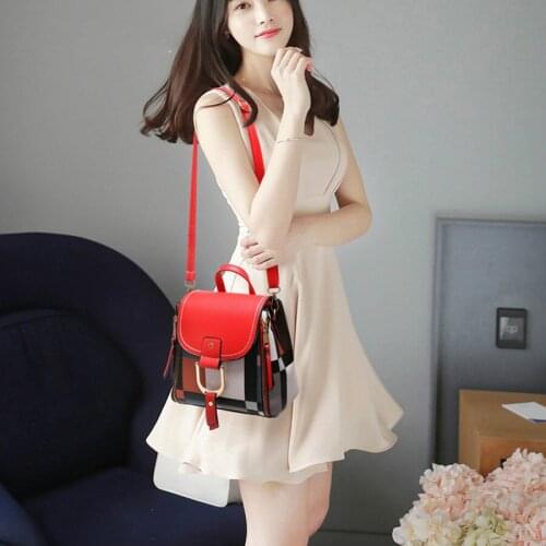 2021 New Designer Backpacks PU Leather Backpacks Female School Bag for Teenager Girls Laides Travel Back Bag Colorful Retro