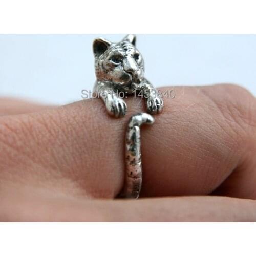 Wholesale Animal Tiger Ring / Adjustable Ring/Totem Jewelry