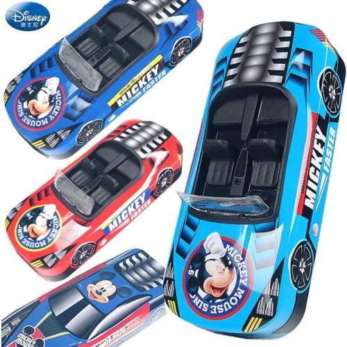 Disney roadster stationery box cartoon large capacity stylus box Mickey pencil box toy school supplies birthday gift