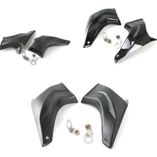 For Ducati Hypermotard 821 SP 2013 to 2015 Carbon Fiber Air Ducts Front Brake Calipers Cooling System Motorcycle Accessories