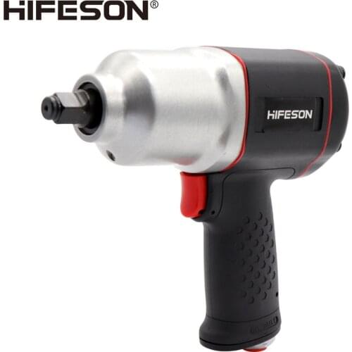 HIFESON Air Pneumatic Wrench Impact Spanner 1/2" 850N.M Torque Tool for Tire Removal Nut Sleeves