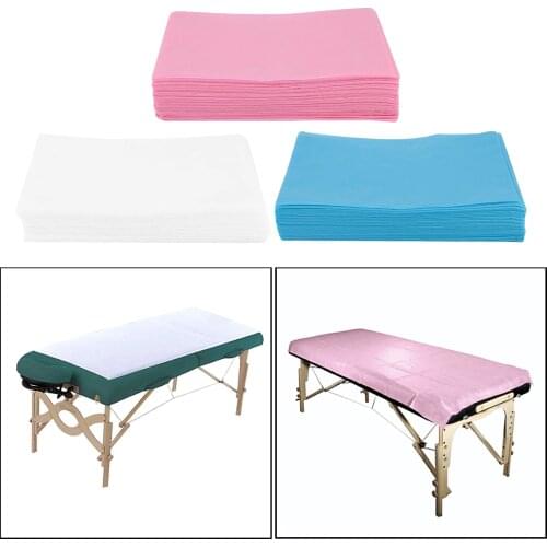 10pcs Waterproof Bed Sheet Perforated Table Chair Cover for Tattoo Supply Disposable Bed Sheets Covers 80x180cm