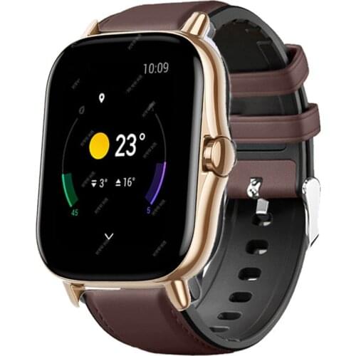 20mm Silicone leather Strap For Amazfit Bip S Lite Bracelet for Huami Amazfit GTR 42mm GTS 2 GTS2 Correa Strap