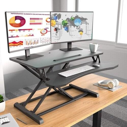 Student Dormitory Standing Computer Desks Bedroom Front Desk Lift Desktop Notebook PC Desk Office Furniture Folding Laptop Table
