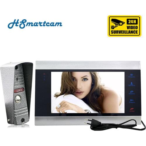 Home Video Doorbell Intercom Video Door Phone 7 inch Monitor Doorbell Camera 32G Memory Card Video Motion detection Intercom Kit