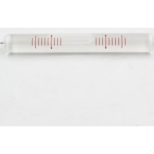 HACCURY High Sensitivity Glass Tube Level Bubble Mini Bubble Level Size 12x95mm Accuracy 0.1mm/m