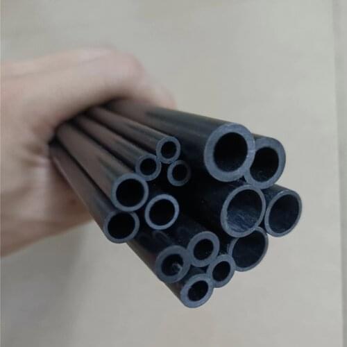 1-10PCS Glass Fiber Tube 25x19mm Black Fiberglass Tube Insulation Hollow Fiberglass Rod Lenght 100mm