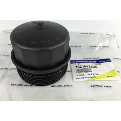 1621843208 Oil Filter Cover Assy oem for Ssangyong All Cars Kyron Actyon Rexton Musso etc Istana mb100