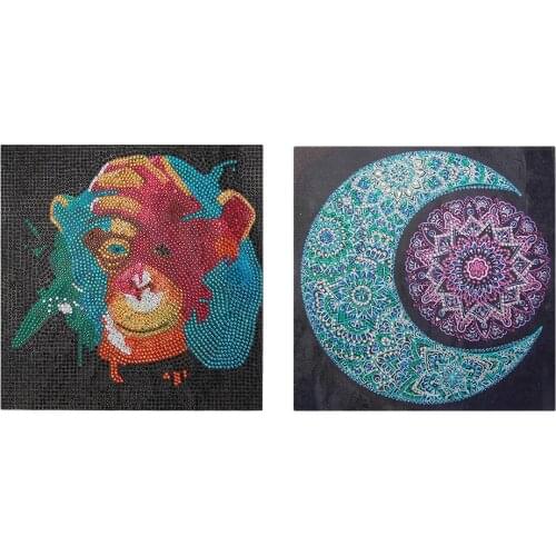 5D DIY Diamond Painting Set Decorating Cabinet Table Stickers Special Shaped