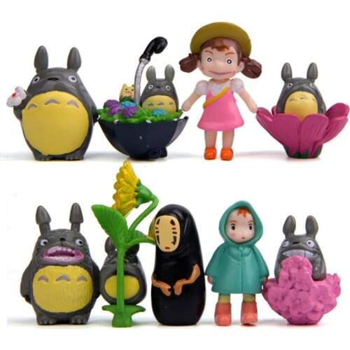 9pcs/lot Studio My Neighbor Totoro Figures Toys Action Figure Model Toy for Kids Gift Home Decor