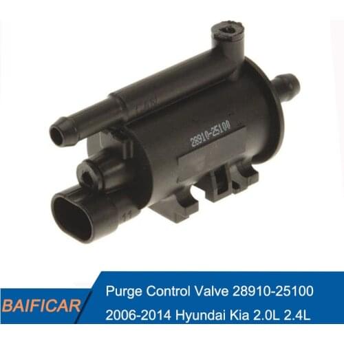 Baificar Brand New Genuine Purge Control Valve OEM 28910-25100 For 2006-2014 Hyundai ix35 Kia Sorento Sportage Carens 2.0L 2.4L