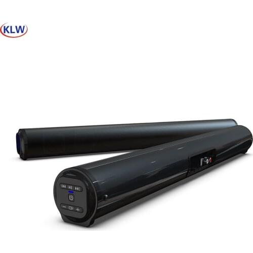 BS-10 Wireless Multifunctional TV Soundbar Bluetooth 5.0 Speaker TF Card Line In AUX U-Disk RCA Optical FiberInput FM Radio