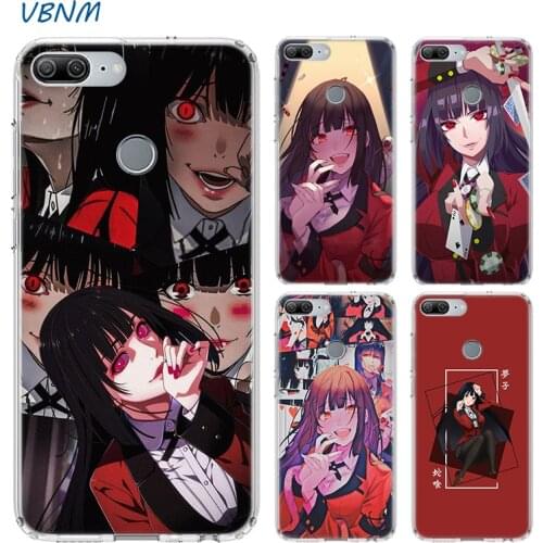 Anime Crazy Excitement Kakegurui Case For Huawei Honor 30 30s Play4T 20 9X Pro 8X 10 lite 9A 8A 8C 8S 9 V20 V30 Y5 Y6 Y7 Y9 2019