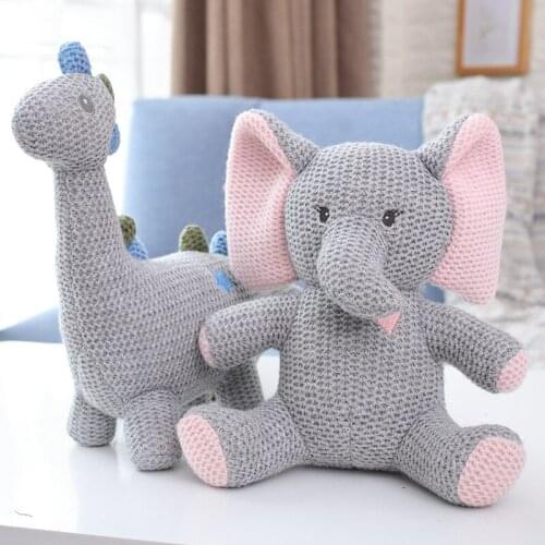 Baby Knitted Rattle Soothing Doll Ragdoll Safe and Reliable Children Accompany Gifts Can Sound kids childrens room decoration