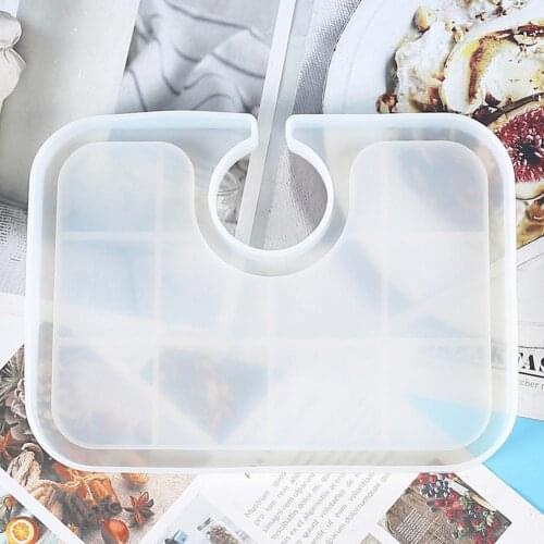 Handmade Flexible Breakfast Tray Mold Silicone Fruit Mat Serving Board Art Craft Tool Table Decoration Resin Epoxy Casting Molds