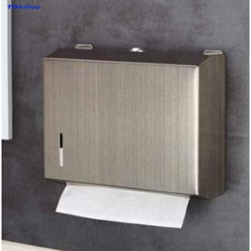 Cyan Bronze Anti Stainless Steel Paper Towel dispenser Bathroom Hotel Toilet Hand Paper Dispenser Holder Tissue Paper Box