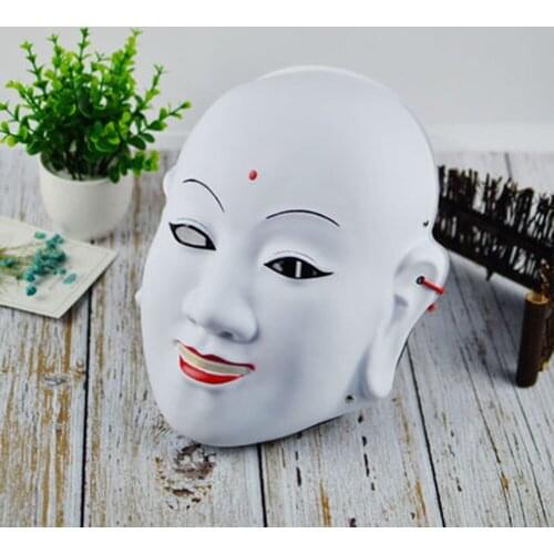 HOT Funny Buddhist Monk Face Mouth Women Men Cosplay Masks PVC Masquerade Ball Party Adult 8-14 Children Xmas Halloween Mask