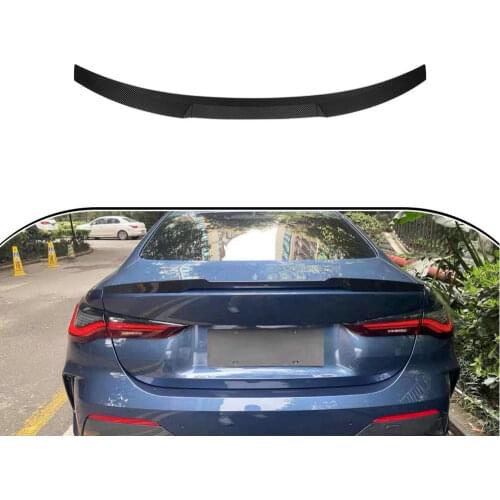 M4 Style Carbon Fiber Rear Trunk Wing Spoiler Visor Boot Top Lip Lid Retrofit For BMW G22 428i 430i 435i Base Coupe G82 M4 20-22