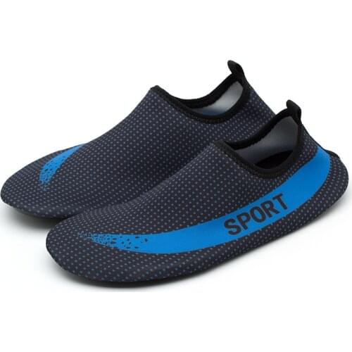 Men Women Beach Shoes Diving Socks Aqua Shoes Light Soft Wading Swimming Water Shoes Breathable Barefoot Yoga Sneakers Seaside