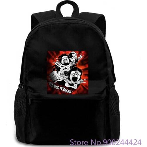 New MAXIMUM THE HORMONE Mens Black Size To 3XL Print Man backpack