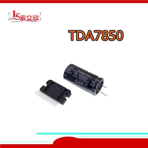 1PCS TDA7850 + 1PCS 10000UF 25V capacitor