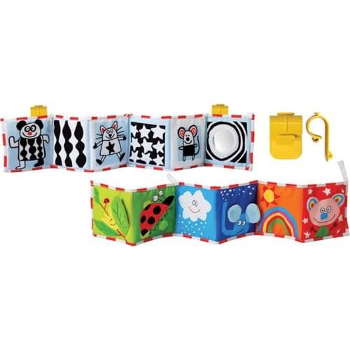 New Hot Sale Pram book Infant Montessori Educational Toy Bed Around multifunction fun and colorful Child Early Cloth Book