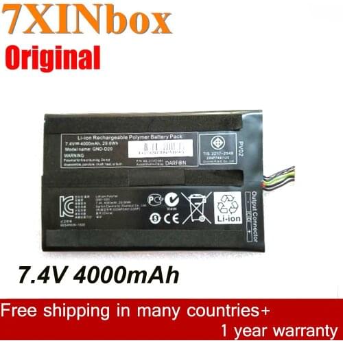 7XINbox 7.4V 29.6Wh 4000mAh Original GND-D20 Laptop Battery For Gigabyte S1080 Tablet PC Series