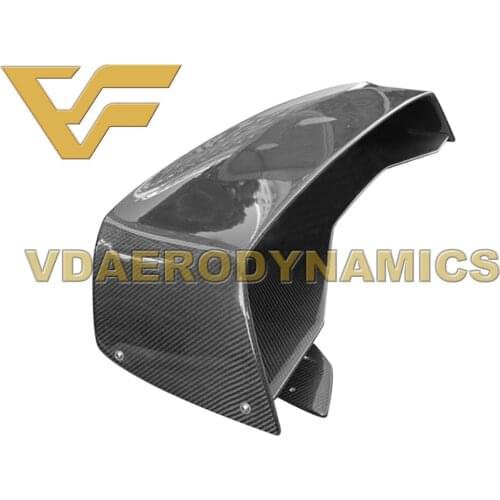 Suitable For 08-15 Mitsubishi EVO10 EVO X VAD-V9 Carbon Fiber Rear Trunk Wing Spoiler - Fiberglass available