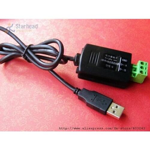 Industrial Optical Isolated USB 2.0 to RS485 RS-485 Converter Adapter, 600W Surge Protection, support win7