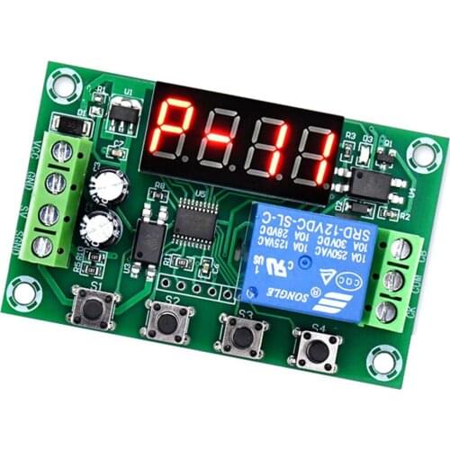 Relay Module Delay Timing Pulse Cycle Power Off Trigger Time Control Circuit Switch DC5V 12V 24V