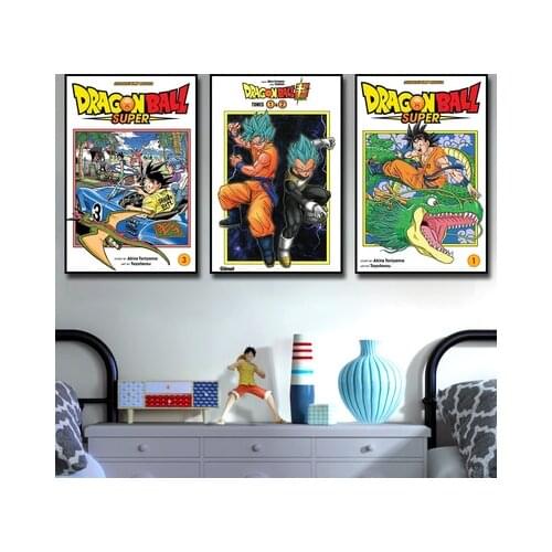 Dragon Ball Z Childrens Room Decoration Canvas Painting Boy Room Painting Monkey King Vegeta Mural Poster Home Furnishings