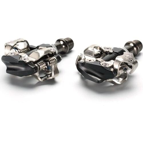 MTB Bicycle Pedals Self Locking Pedals Portable Aluminium Alloy Cycling Pedals for PD-M8000 MTB Racing Road Bike