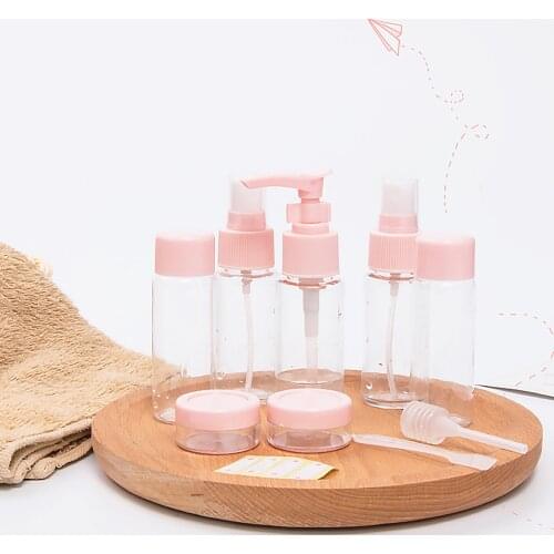 10Pcs Portable Empty Travel Bottles Set for Cosmetic Liquid Storage Mini Empty Spray Bottles perfume Alcohol Refillable Bottles