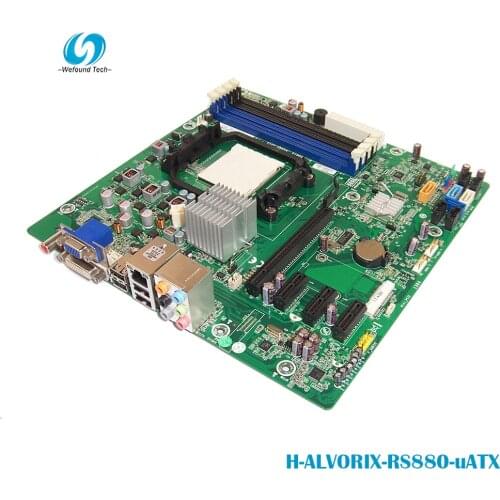 100% Working Desktop Motherboard H-ALVORIX-RS880-uATX 620887-001 Fully Tested