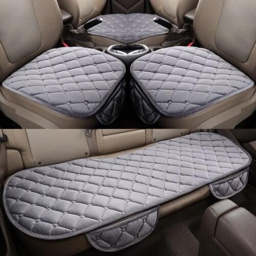 Universal Car Seat Cover Full Set Automobile Seat Cushion Protection Cover Non-slip Breathable Keep Warm Pad Auto Accessoriery