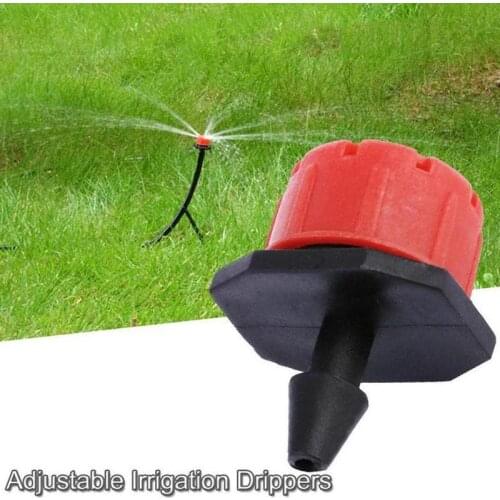 Automatic Hook Fixed Stems Bubbler Drip Irrigation Adjustable Emitters Stake Water Dripper For micro-irrigation Garden flower