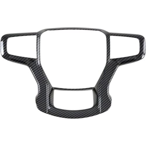 Car ABS Carbon Steering Wheel Button Cover Trim Decoration for Chevrolet Blazer 2019-2020