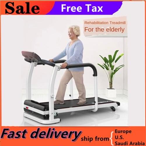 Home Elderly Walking Machine Rehabilitation Treadmill for home Fitness Exercise Limb Recovery Indoor Training Safety Treadmill