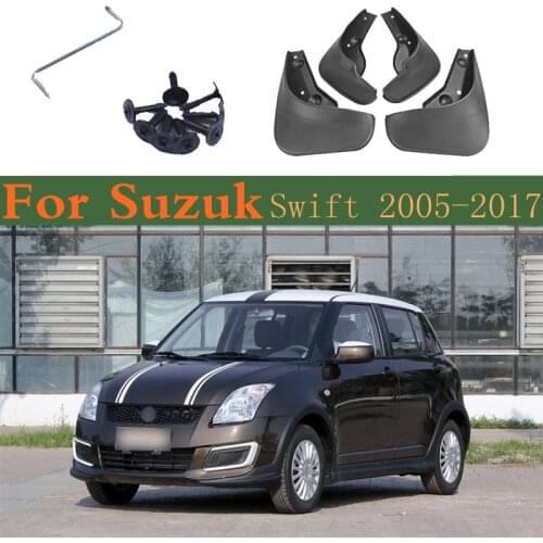 Car Mud Flaps Fender Splash Guards Auto Mudflaps Mudguards Accessories For Suzuki Swift 2017-2005 2016 2015 2014 2010 2008 2006