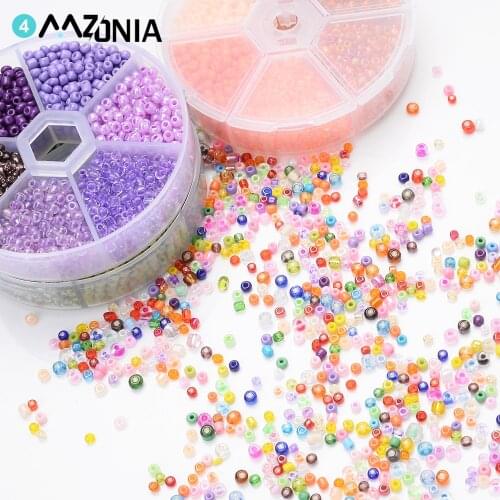 3mm Czech Glass Seed Beads Starter Kit For DIY Bracelet Necklace Jewelry Earring Making Supplies Small Craft Beads