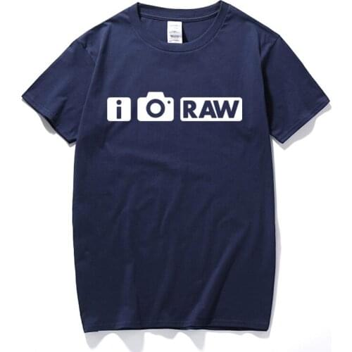 Funny Photographers Eye Chart Print T-shirts Men Summer Fashion Style I Shoot Raw T Shirt Cool Short Sleeve Cotton Tops Tees