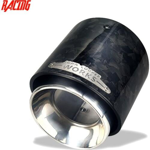 New fit for Mini Cooper Exhaust Tip F54/F55/F56/F57/F60/R55 Coopper S/R56 Cooper S forged Carbon Fiber muffler tailtip