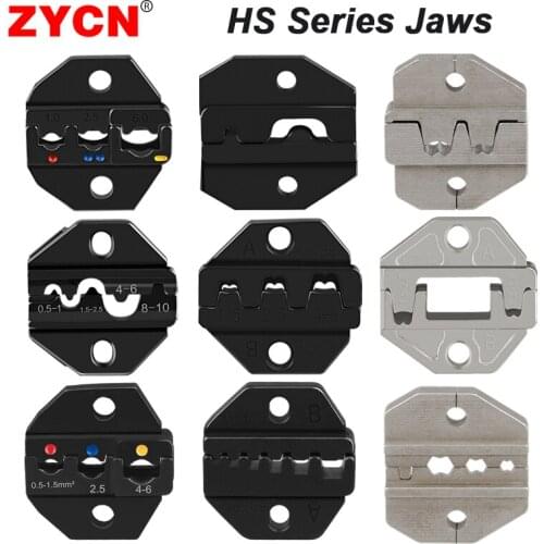 Crimping Dies HS Series Pliers Multi Jaws Insulated Terminals Hand Tool Plug Tube Coaxial 9 Inch VE Bootlace RV SV Uninsulated